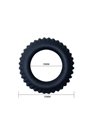 Baile Titan Blu - Anello Fallico in Silicone 1,9 CM Nero
