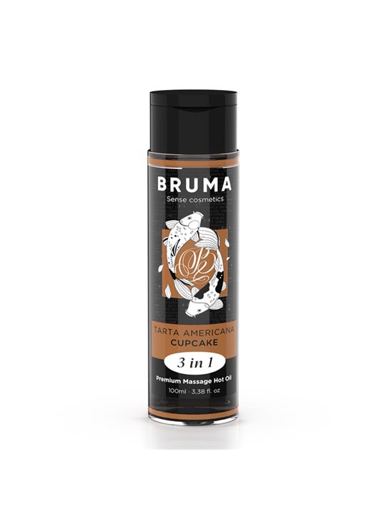 Bruma - Olio da Massaggio Effetto Calore Aroma CupCake - 100 ML