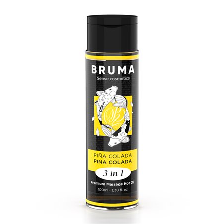 Bruma - Premium Massage Hot Oil Pina Colada 3 In 1 - 100 Ml