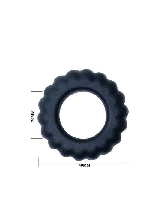 Baile - Titan Cockring Black 2 CM