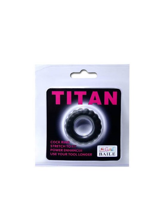 Baile - Titan Cockring Black 2 CM