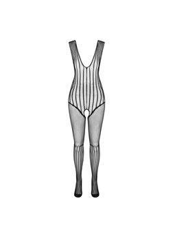 Passion BS 103 - Bodystocking a Rete e Pizzo Bianco Taglia Unica