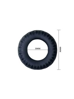 Baile - Titan Cockring Black GReen 2 CM