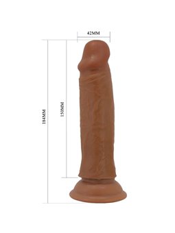 Pretty Love Quentin - Dildo Realistico 18 Cm Marrone