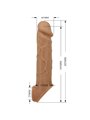 Pretty Love - Guaina Fallica Realistica Estensore Pene Beige