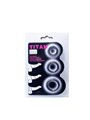 Baile Titan - Set 3 PZ Anelli Fallici in Silicone Nero 28 + 24 + 19 CM