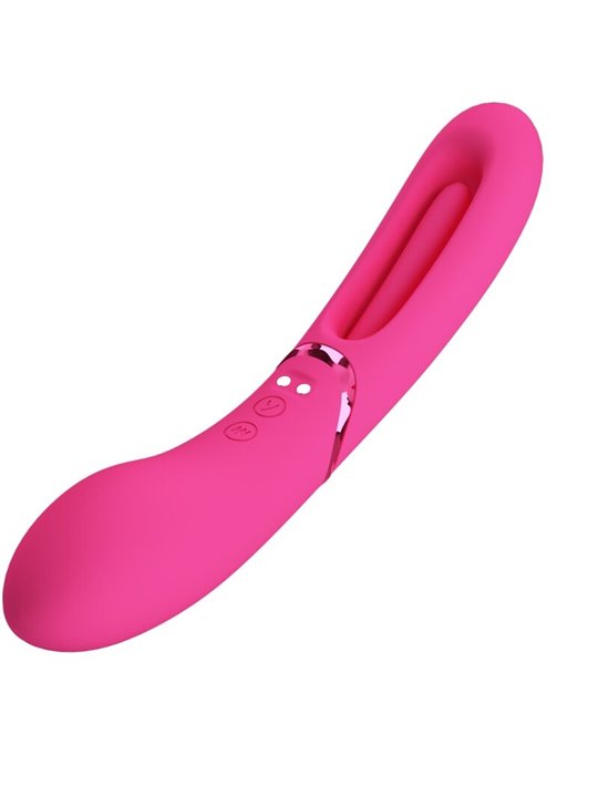 Romance Lexie - Vibratore Punto G in Silicone 7 Vibrazioni Rosa