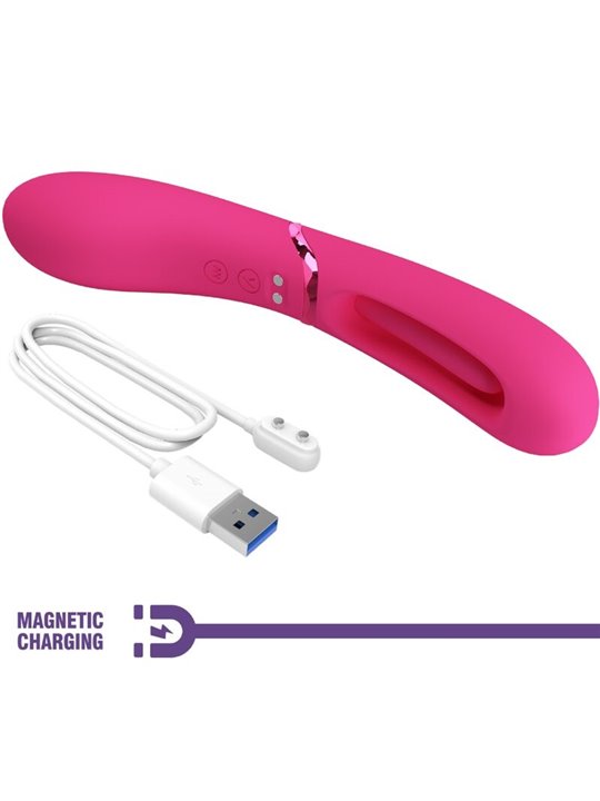 Romance Lexie - Vibratore Punto G in Silicone 7 Vibrazioni Rosa