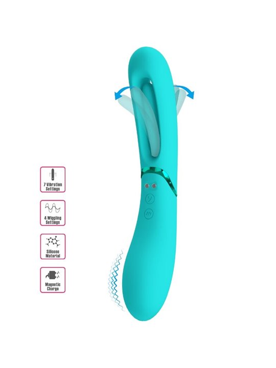Romance Lexie - Vibratore Punto G in Silicone 7 Vibrazioni Blu