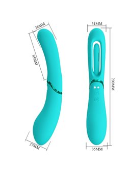 Romance Lexie - Vibratore Punto G in Silicone 7 Vibrazioni Blu