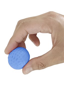 Pretty Love Twin Balls - Masturbatore per Uomo in Silicone Arancione