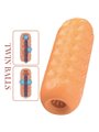 Pretty Love Twin Balls - Masturbatore per Uomo in Silicone Arancione
