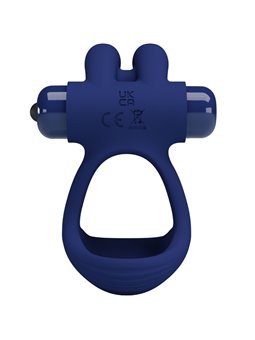 Pretty Love - Francisco Double Vibrating Ring Rabbit Blue