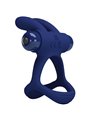 Pretty Love Francisco - Doppio Anello Fallico Vibrante Rabbit Blu