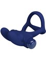 Pretty Love Francisco - Doppio Anello Fallico Vibrante Rabbit Blu