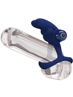 Pretty Love Francisco - Doppio Anello Fallico Vibrante Rabbit Blu