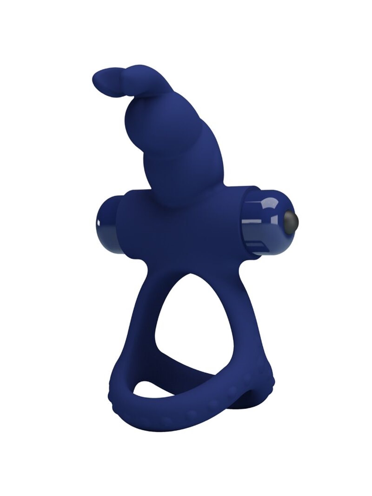 Pretty Love Luchito - Doppio Anello Fallico Vibrante Rabbit Blu