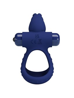 Pretty Love Luchito - Doppio Anello Fallico Vibrante Rabbit Blu