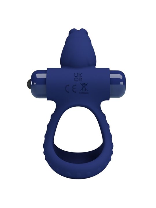Pretty Love Luchito - Doppio Anello Fallico Vibrante Rabbit Blu
