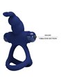 Pretty Love - Luchito Double Vibrating Ring Rabbit Blue