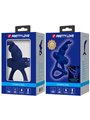 Pretty Love Luchito - Doppio Anello Fallico Vibrante Rabbit Blu