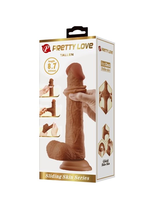Pretty Love Tallen - Dildo Realistico 22 Cm Marrone