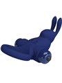 Pretty Love Jiro - Anello Fallico Vibrante con Stimolatore Rabbit Blu