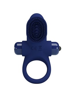 Pretty Love Palle - Anello Fallico Vibrante con Stimolatore Blu