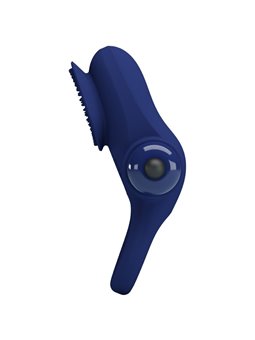 Pretty Love Palle - Anello Fallico Vibrante con Stimolatore Blu