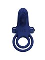 Pretty Love Bronson - Doppio Anello Fallico con Vibrazione Blu
