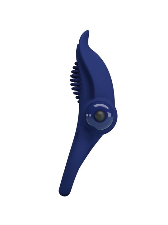 Pretty Love Bronson - Doppio Anello Fallico con Vibrazione Blu