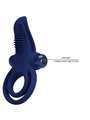 Pretty Love Bronson - Doppio Anello Fallico con Vibrazione Blu