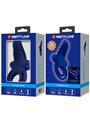 Pretty Love Bronson - Doppio Anello Fallico con Vibrazione Blu