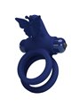 Pretty Love Jamele - Doppio Anello Fallico Vibrante Butterfly Blu