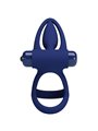 Pretty Love - Mat Double Ring With Vibration & Stimulator Blue