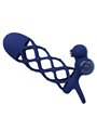 Pretty Love Giann - Anello Fallico Vibrante con Guaina in Silicone Blu