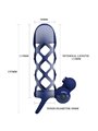 Pretty Love Giann - Anello Fallico Vibrante con Guaina in Silicone Blu