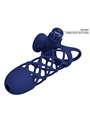 Pretty Love Giann - Anello Fallico Vibrante con Guaina in Silicone Blu