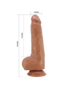 Pretty Love Draco - Dildo Realistico 23 Cm Modello 2 Beige