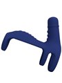 Pretty Love - Elish Vibrating Ring With Extension Blue