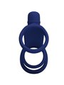 Pretty Love - Elish Vibrating Ring With Extension Blue