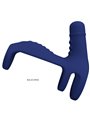 Pretty Love Elish - Triplo Anello Fallico Vibrante con Stimolatore Blu