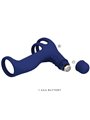Pretty Love - Elish Vibrating Ring With Extension Blue