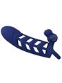 Pretty Love Altaf - Anello Fallico Vibrante con Guaina in Silicone Blu