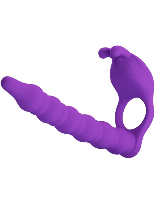 Pretty Love Blackney - Vibratore Prostatico con Anello Fallico Viola