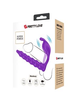 Pretty Love Blackney - Vibratore Prostatico con Anello Fallico Viola