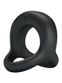 Pretty Love Elliott - Anello Fallico Vibrante in Silicone Nero