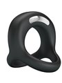 Pretty Love Elliott - Anello Fallico Vibrante in Silicone Nero