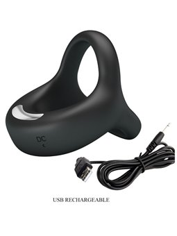 Pretty Love - Elliott  Black Vibrator Ring