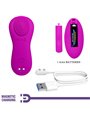 Pretty Love - Romario Lay-On Clitoris Stimulator Remote Control Pink